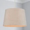 Dunelm Mons Chenille Lamp Shade 31cm Natural -Lighting Heaven 30464746