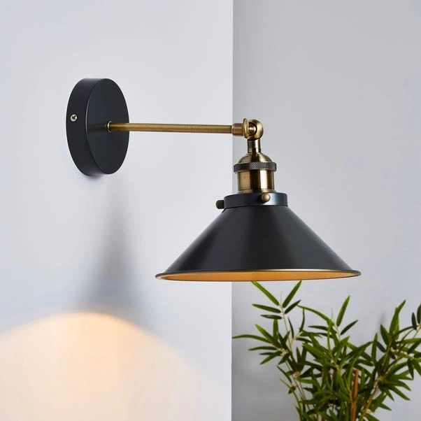 Dunelm Logan Industrial Grey Wall Light 3 Dunelm Logan Industrial Grey Wall Light
