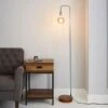 Dunelm Berko Grey Floor Lamp -Lighting Heaven 30575493