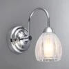 Dunelm Julius Ribbed Glass Bathroom Wall Light -Lighting Heaven 30575507