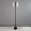 Dunelm Volos Shiny Black Floor Lamp 1 Dunelm Volos Shiny Black Floor Lamp -Lighting Heaven 30575605