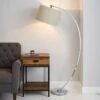 Dunelm Meson Chrome Floor Lamp -Lighting Heaven 30576099