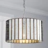 Dunelm Seraphina 1 Light Mercury Glass Pendant Ceiling Fitting -Lighting Heaven 30576104