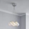 Dunelm Elmira 7 Light Bubble Glass Cluster Ceiling Fitting -Lighting Heaven 30579900