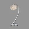 Dunelm Cecilie Chrome And Glass Table Lamp -Lighting Heaven 30623427