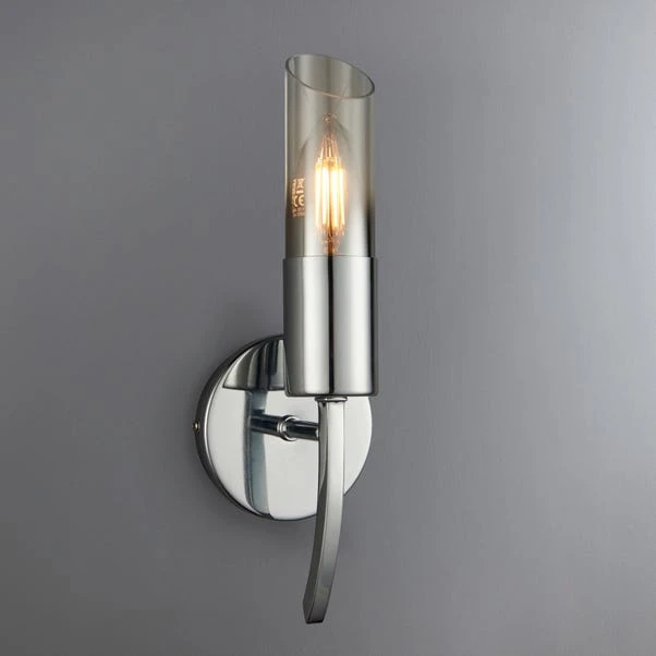 Dunelm Corvus Chrome Wall Light 3 Dunelm Corvus Chrome Wall Light