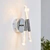 Dunelm Tassani 2 Light Integrated LED Bubble Glass Wall Light -Lighting Heaven 30624428
