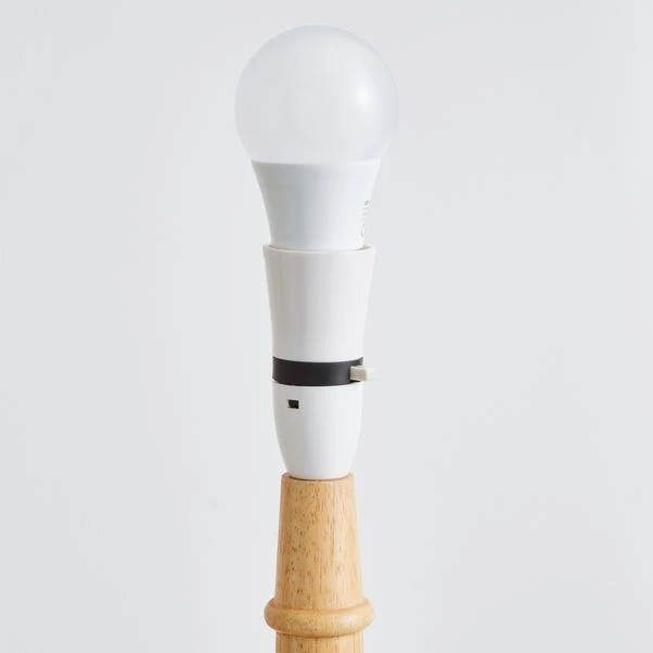 Dunelm Legoli Turned Wood Floor Lamp Base 6 Dunelm Legoli Turned Wood Floor Lamp Base - Image 4