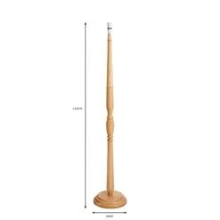 Dunelm Legoli Turned Wood Floor Lamp Base 12 Dunelm Legoli Turned Wood Floor Lamp Base -Lighting Heaven 30624737 alt04