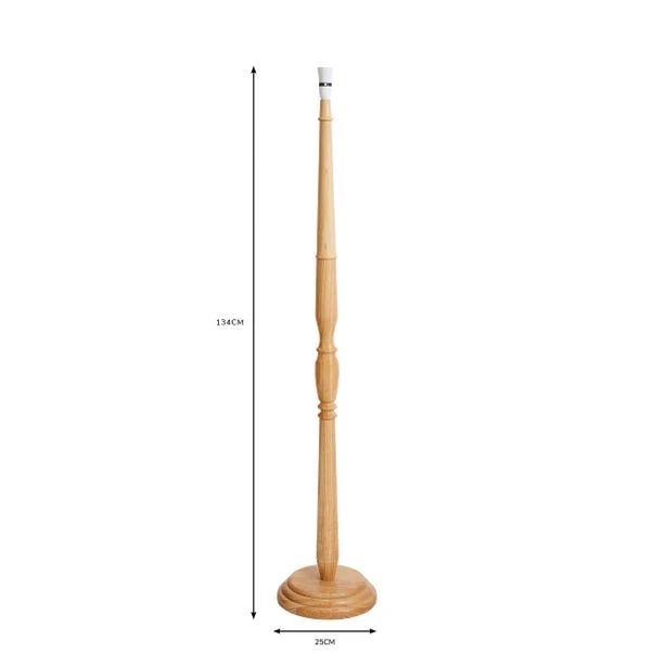 Dunelm Legoli Turned Wood Floor Lamp Base 7 Dunelm Legoli Turned Wood Floor Lamp Base - Image 5