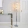 Dunelm Arden Jewel Chrome Floor Lamp -Lighting Heaven 30625035