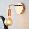 Dunelm Adonis Copper Wall Light 1 Dunelm Adonis Copper Wall Light -Lighting Heaven 30647907