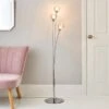 Dunelm Kelly 3 Arm Bubble Glass Floor Lamp 1 Dunelm Kelly 3 Arm Bubble Glass Floor Lamp -Lighting Heaven 30647918