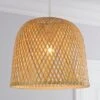 Dunelm Leena Bamboo Easy Fit Pendant -Lighting Heaven 30669605