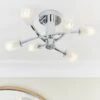 Vogue Lighting Vogue Havana 6 Light Semi Flush Ceiling Fitting -Lighting Heaven 30671116