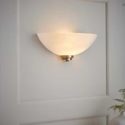 Vogue Lighting Vogue Welles 1 Light Frosted Glass Wall Light 11 Vogue Lighting Vogue Welles 1 Light Frosted Glass Wall Light -Lighting Heaven 30671154 alt03