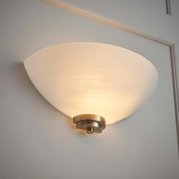 Vogue Lighting Vogue Welles 1 Light Frosted Glass Wall Light 7 Vogue Lighting Vogue Welles 1 Light Frosted Glass Wall Light - Image 5
