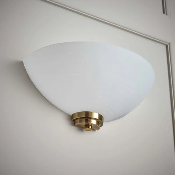 Vogue Lighting Vogue Welles 1 Light Frosted Glass Wall Light 8 Vogue Lighting Vogue Welles 1 Light Frosted Glass Wall Light - Image 6