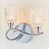 Vogue Lighting Vogue Boyer 2 Light Wall Light Chrome -Lighting Heaven 30671157