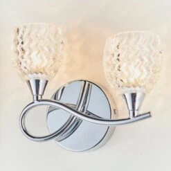 Vogue Lighting Vogue Boyer 2 Light Wall Light Chrome