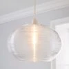 Dunelm Sabrina Glass Easy Fit Pendant 1 Dunelm Sabrina Glass Easy Fit Pendant -Lighting Heaven 30671275