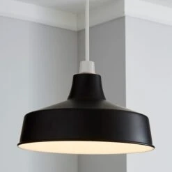 Dunelm Stern Black Easy Fit Pendant