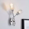 Dunelm Grace 2 Light Chrome Wall Light -Lighting Heaven 30671386