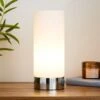 Dunelm Colton USB Port Frosted Glass Table Lamp 1 Dunelm Colton USB Port Frosted Glass Table Lamp -Lighting Heaven 30671401