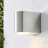 Dunelm Tam Down Lighter Steel Outdoor Wall Light -Lighting Heaven 30671416