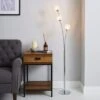 Dunelm Rosa 3 Light Chrome Floor Lamp 2 Dunelm Rosa 3 Light Chrome Floor Lamp -Lighting Heaven 30671425