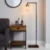 Dunelm Milas Pipe Black Industrial Floor Lamp 2 Dunelm Milas Pipe Black Industrial Floor Lamp -Lighting Heaven 30674120