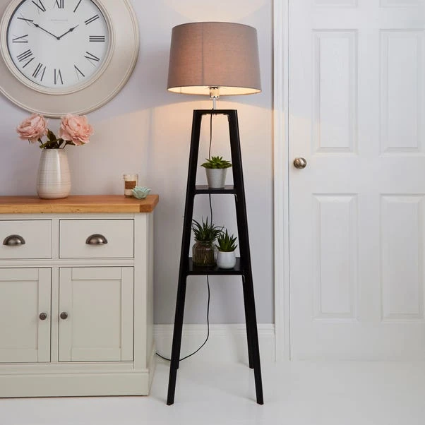 Dunelm Beaumont Wood Tripod Plant Black Floor Lamp 3 Dunelm Beaumont Wood Tripod Plant Black Floor Lamp