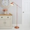 Dunelm Lever Arm Copper Floor Lamp 2 Dunelm Lever Arm Copper Floor Lamp -Lighting Heaven 30674187