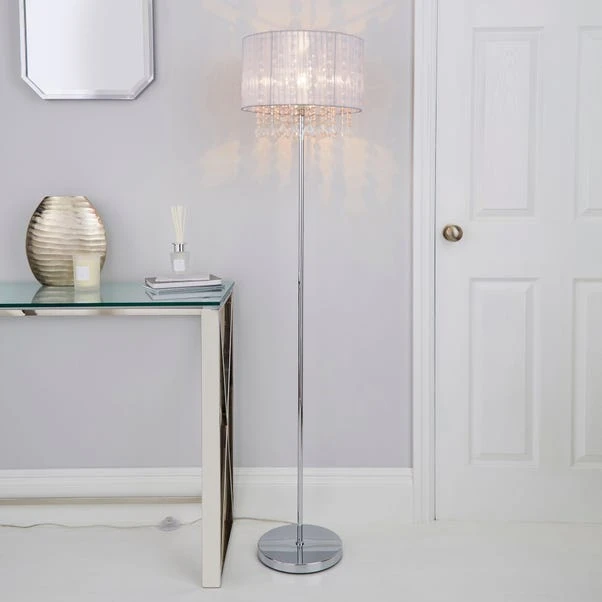 Dunelm Riah Jewel Ivory Floor Lamp 3 Dunelm Riah Jewel Ivory Floor Lamp