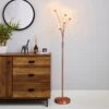 Dunelm Eden 5 Light Floor Lamp Copper -Lighting Heaven 30681848