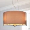 Dunelm Nora Shade Ceiling Fitting Blush -Lighting Heaven 30681854