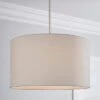 Dunelm Carrie 40cm Drum Shade -Lighting Heaven 30690164