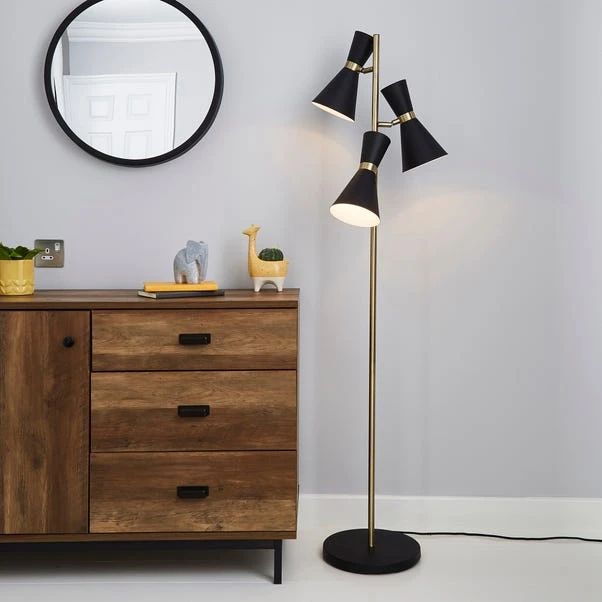 Dunelm Archie Black Floor Lamp 3 Dunelm Archie Black Floor Lamp