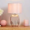 Dunelm Seychelles Mini Blush Pink Table Lamp 1 Dunelm Seychelles Mini Blush Pink Table Lamp -Lighting Heaven 30690666