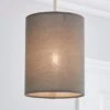 Dunelm Sara 20cm Cylinder Shade -Lighting Heaven 30690699