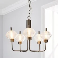 Dunelm Orb LED 5 Light Ceiling Fitting