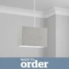 Dunelm Made To Order Rectangle Shade -Lighting Heaven 30704827