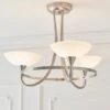 Vogue Lighting Vogue Cagney 3 Light Semi Flush Ceiling Fitting Chrome 2 Vogue Lighting Vogue Cagney 3 Light Semi Flush Ceiling Fitting Chrome -Lighting Heaven 30707420