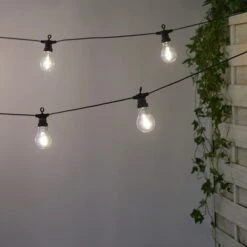 Dunelm 20 LED Premium Festoon Outdoor String Lights