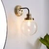 Dunelm Broden Bathroom Wall Light Ant Brass 1 Dunelm Broden Bathroom Wall Light Ant Brass -Lighting Heaven 30713530