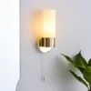 Dunelm Porto Bathroom Wall Light Brass -Lighting Heaven 30713570