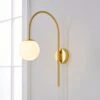 Dunelm Eniola Easy Fit Plug In Wall Light Gold -Lighting Heaven 30713616