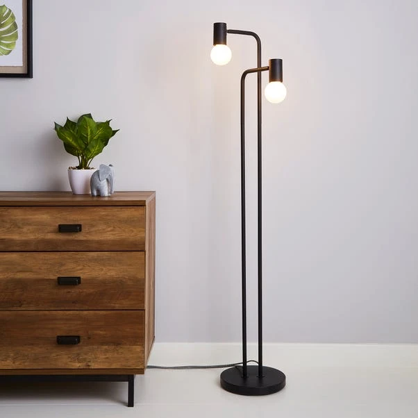 Dunelm Bradford Floor Lamp Matt Black 3 Dunelm Bradford Floor Lamp Matt Black