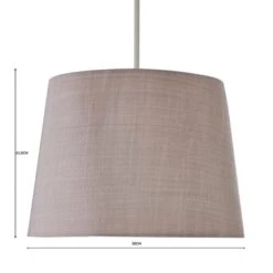 Dunelm Mariah Faux Silk 30cm Slight Tapered Lamp Shade -Lighting Heaven 30713661 alt07