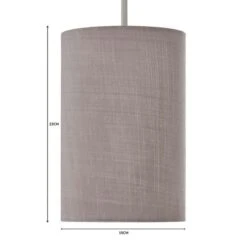 Dunelm Mariah Faux Silk 15cm Cylinder Lamp Shade -Lighting Heaven 30713667 alt07